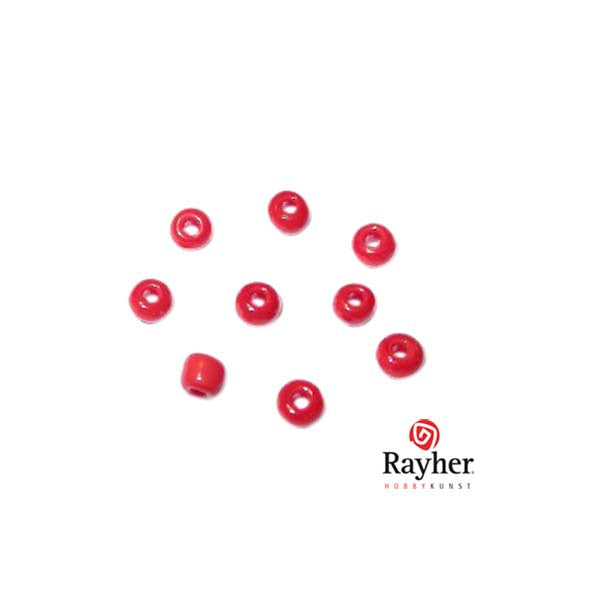 Red rocaille Opaque from Rayher