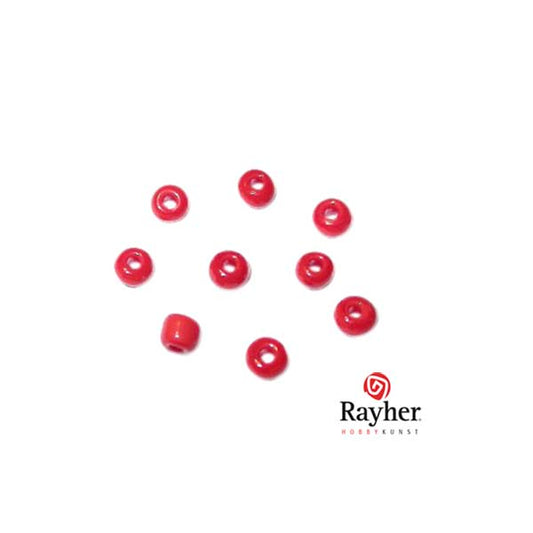 Red rocaille Opaque from Rayher