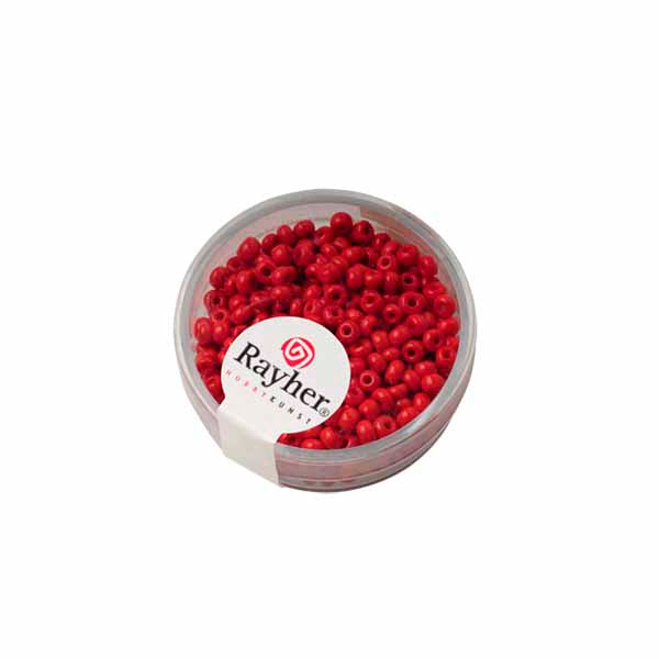 Red rocaille Opaque from Rayher