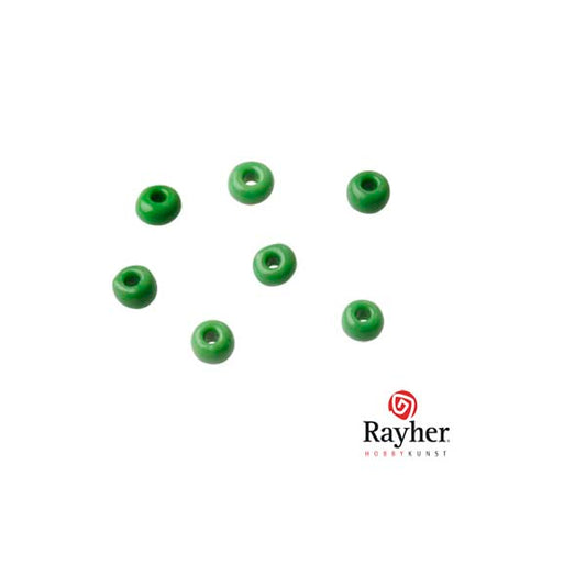 Groene rocaille Opaak van Rayher 2,6 mm