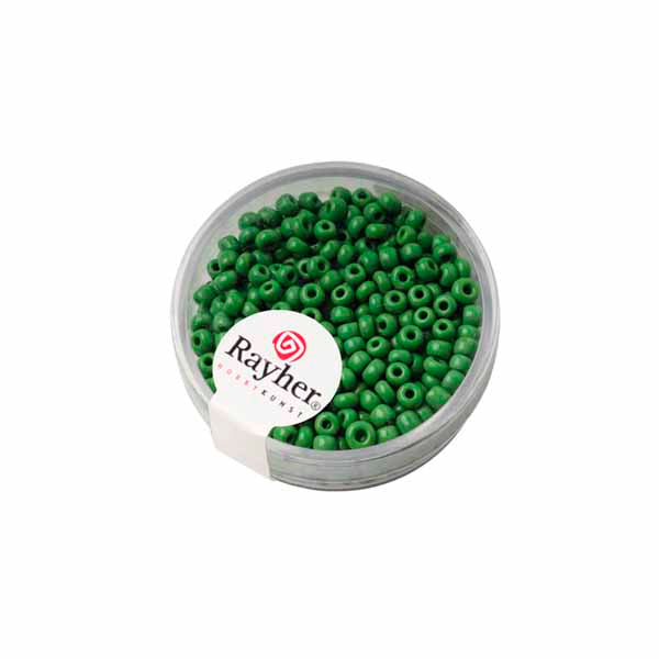 Groene rocaille Opaak van Rayher 2,6 mm