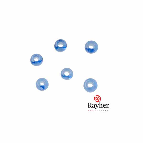 Light Blue rocaille 2,6 mm Transparent