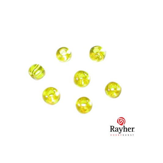 Yellow rocaille 2,6 mm Transparent