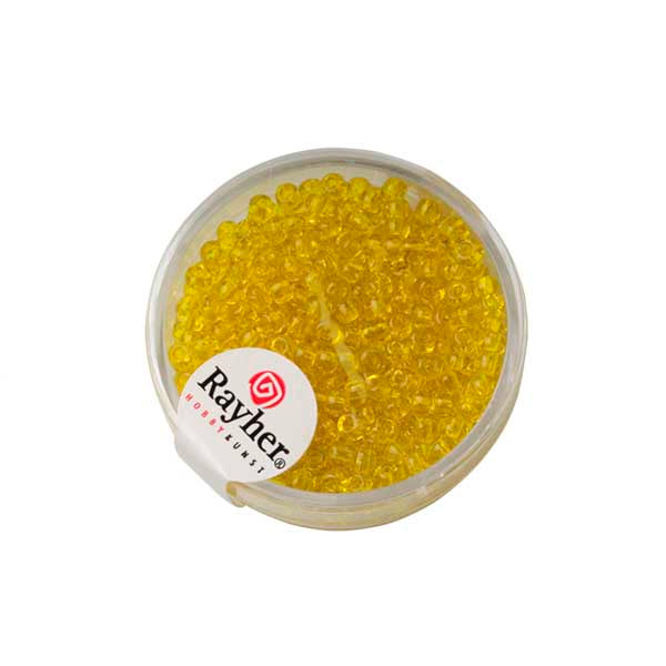 Yellow rocaille 2,6 mm Transparent