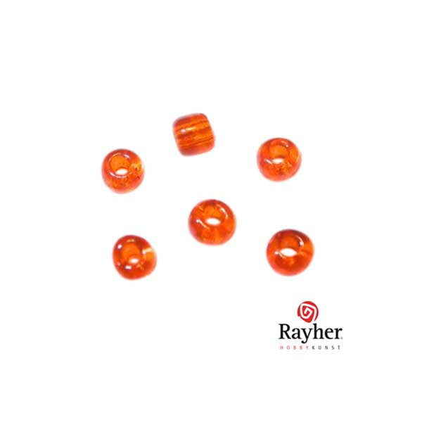 Orange rocaille 2,6 mm Transparent