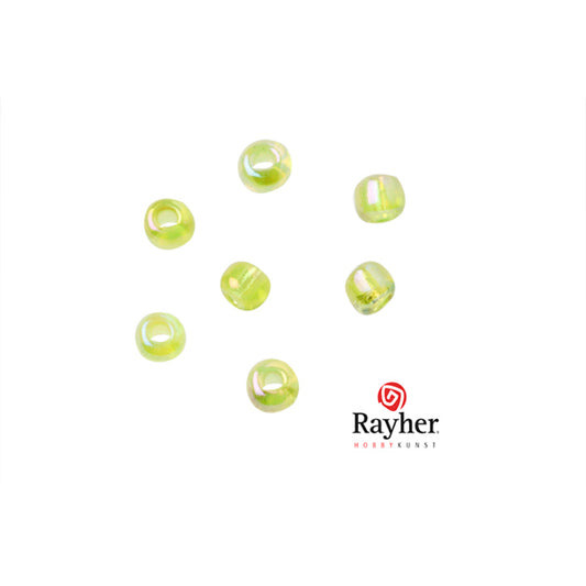 Light Green rocaille Transparent Lustré 2,6 mm