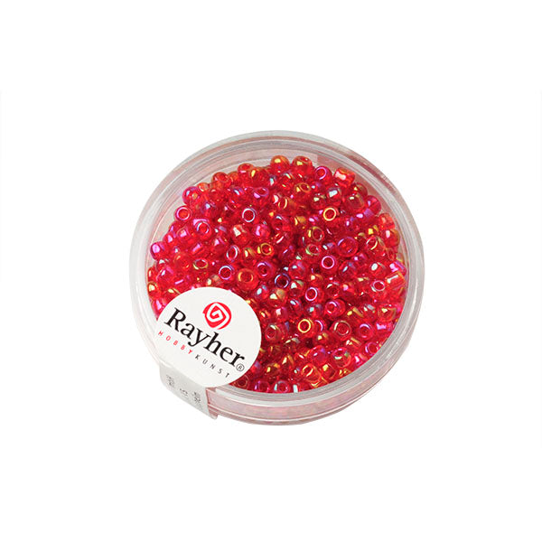 Red rocaille Transparent Lustré 2,6 mm