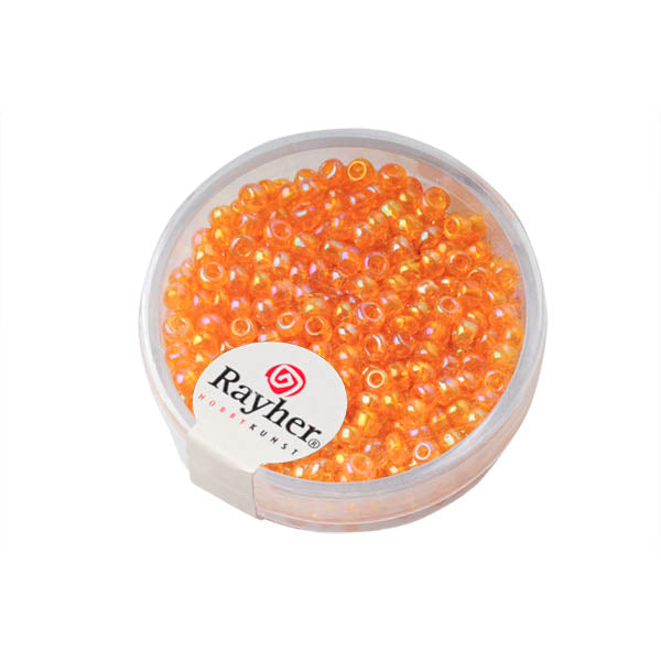 Orange rocaille Transparent Lustré 2,6 mm