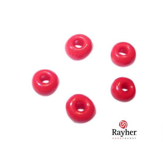 Red Indian bead 4,5mm Rocaille from Rayher