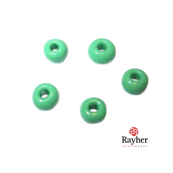 Green Indian bead 4,5mm Rocaille from Rayher