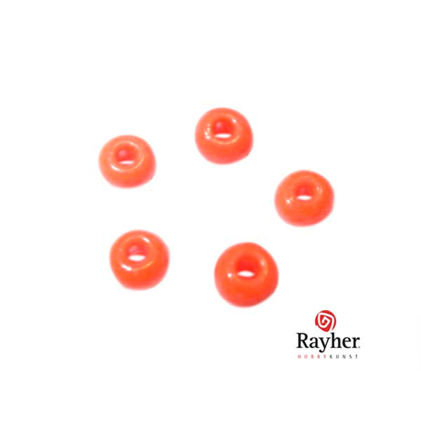 Orange Indian bead 4,5mm Rocaille from Rayher