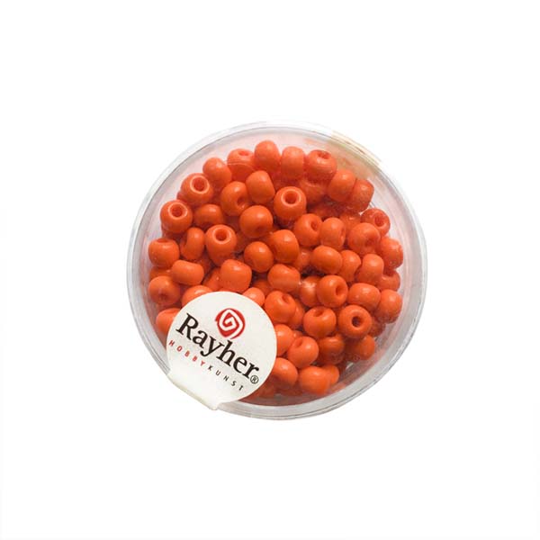 Orange Indian bead 4,5mm Rocaille from Rayher