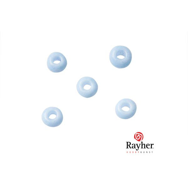 Light Blue Rocaille 2,6 mm Porcelain from Rayher