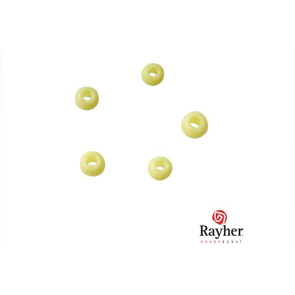 Licht groene Rocaille 2,6 mm porselein van Rayher