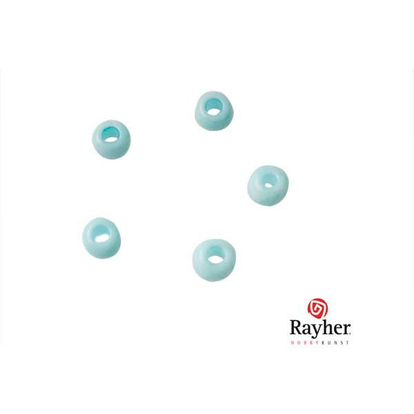 Jade green Rocaille 2,6 mm Porcelain from Rayher