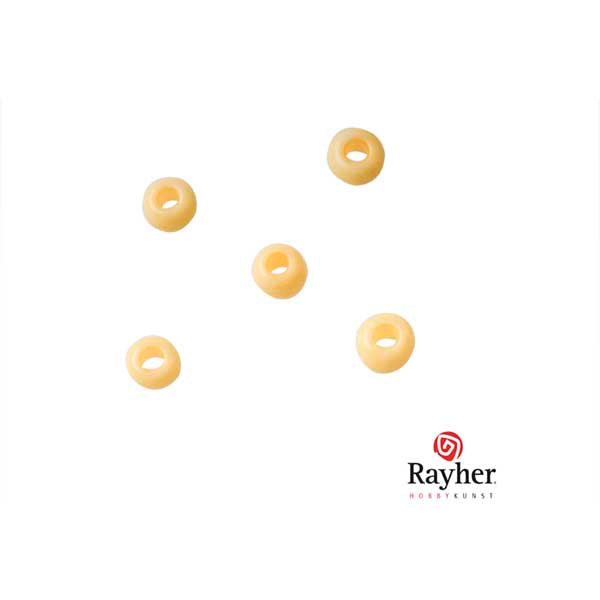 Yellow Rocaille 2,6 mm Porcelain from Rayher