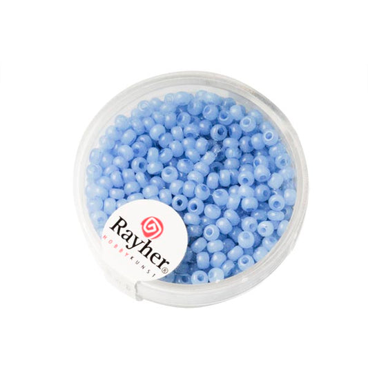 Light Blue Rocaille 2,6 mm Albast from Rayher