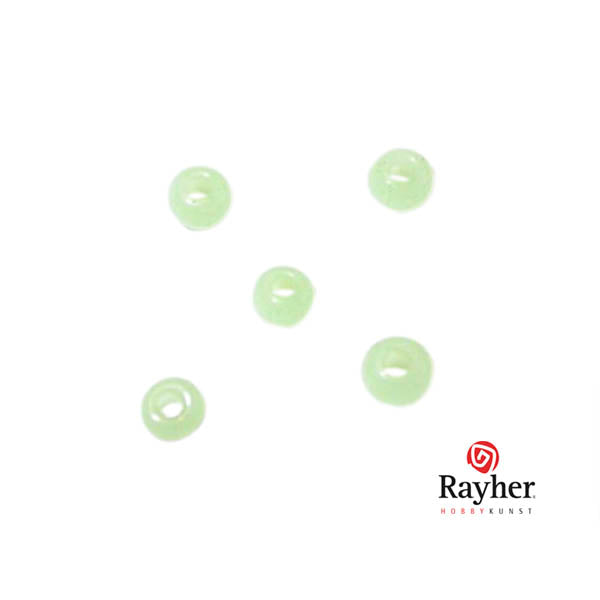 Lichtgroene Rocaille 2,6 mm Albast van Rayher