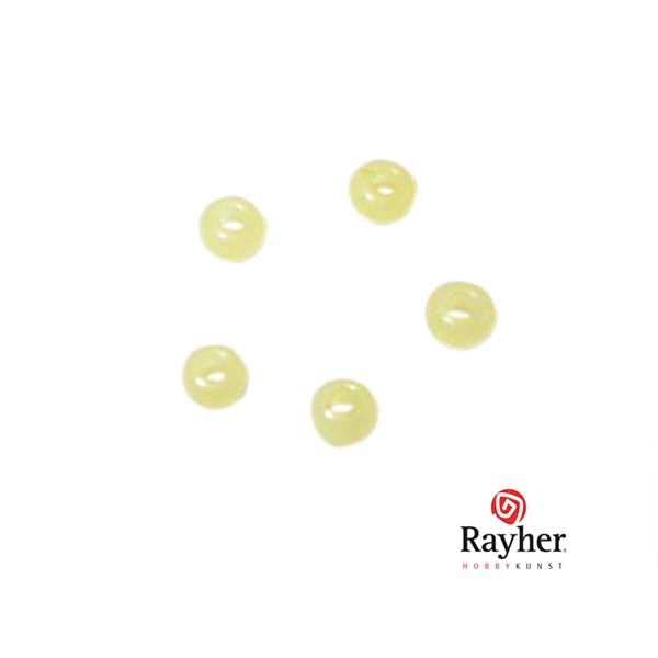 Yellow Rocaille 2,6 mm Albast from Rayher