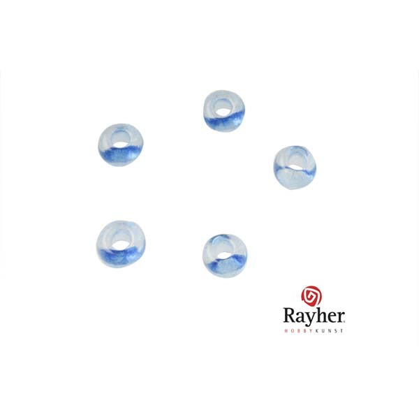 Light Blue Rocaille transparent 2,6 mm from Rayher