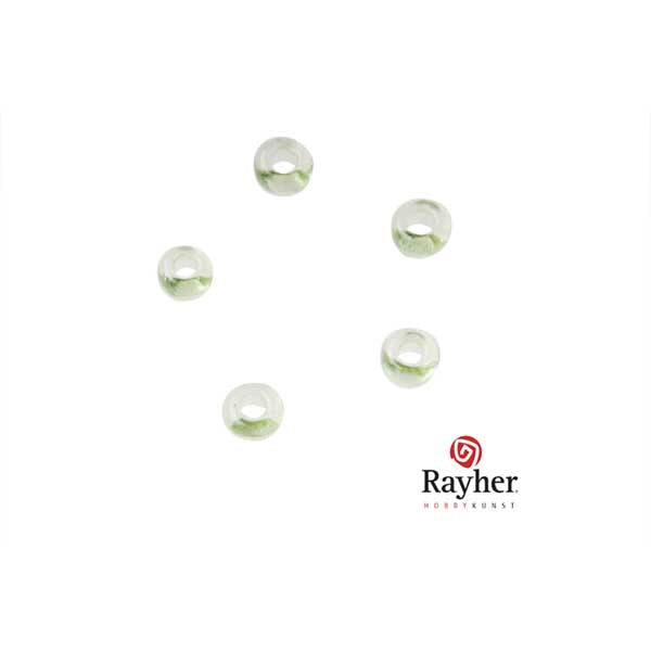 Antiek groene Rocaille transparant 2,6 mm van Rayher