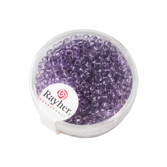 Purple Rocaille transparent 2,6 mm from Rayher