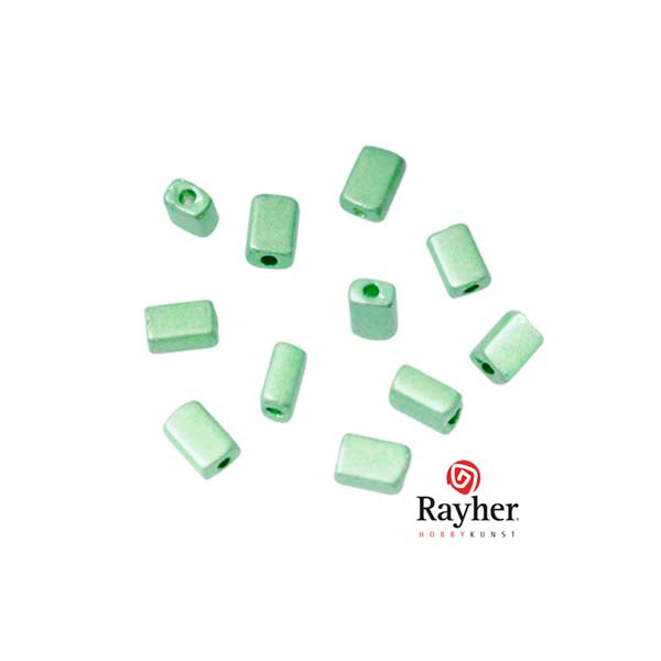 Limegreen metallic Square rocailles from Rayher