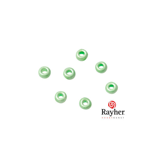 Lime metallic rocailles 2,6 mm from Rayher