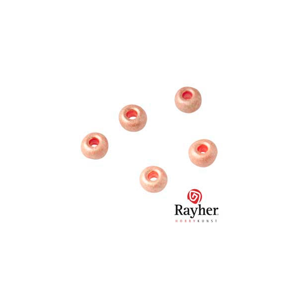 Zacht roze metallic ronde rocailles 4 mm van Rayher