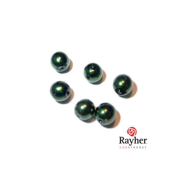 Renaissance glass pearl Smaragd 4 mm from Rayher