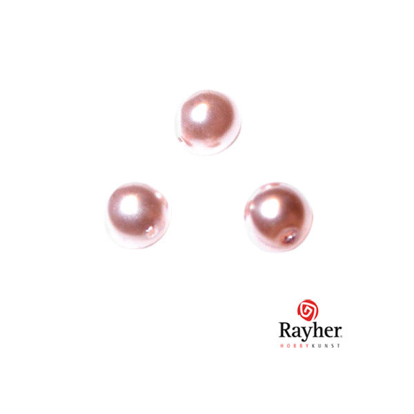 Renaissance glass pearl Shelves-pink 6 mm from Rayher