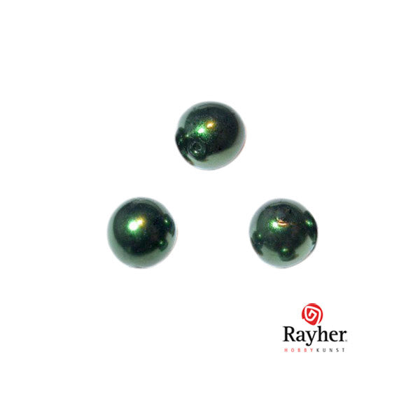 Renaissance glass pearl Smaragd 6 mm from Rayher