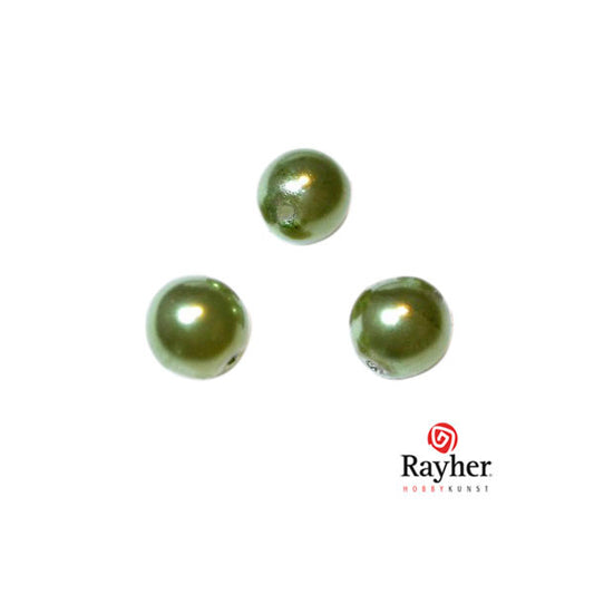 Renaissance glass pearl Jade 6 mm from Rayher