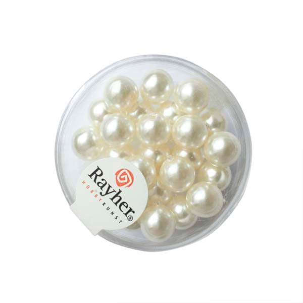 Renaissance glass pearl White 8 mm from Rayher