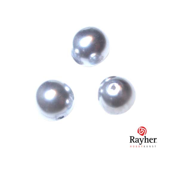 Renaissance glass pearl Silvergrey 8 mm from Rayher