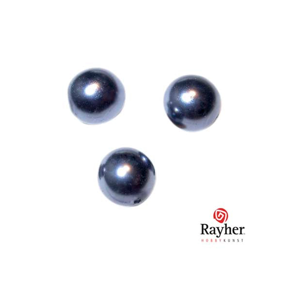 Renaissance glass pearl Dark grey 8 mm from Rayher