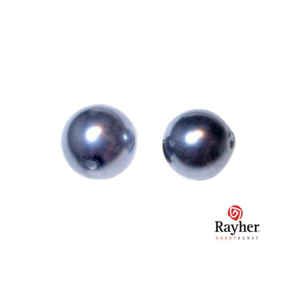 Renaissance glass pearl Dark grey 10mm from Rayher