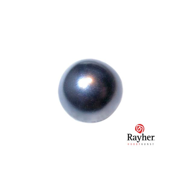 Renaissance glass pearl Darkgrey 12 mm from Rayher