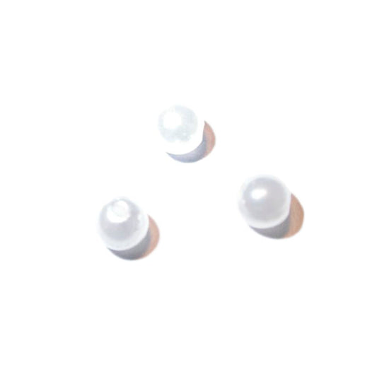 Round waxpearl from Rayher; White 5mm