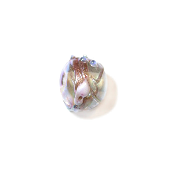 Italian Style transparent round glass bead