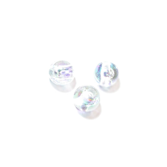 Transparent glass bead