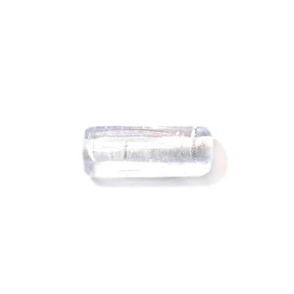 Transparent glass bead, stift