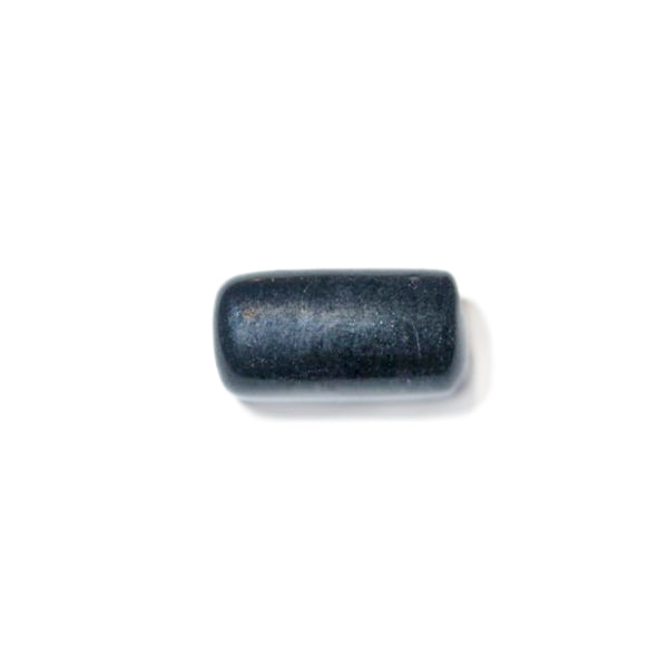 Black, Cylinderform glass bead