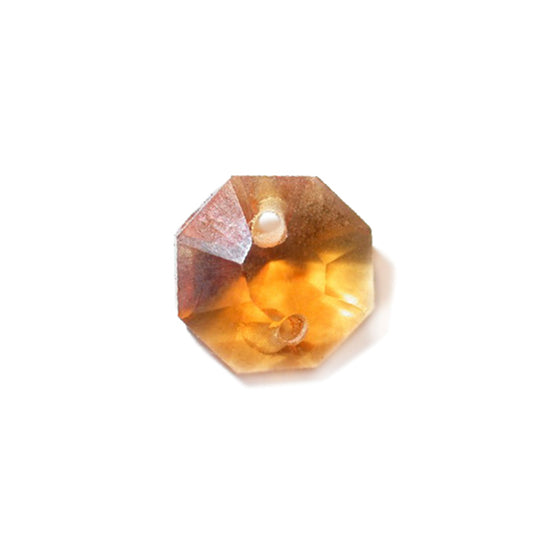 Orange glass kettelbead