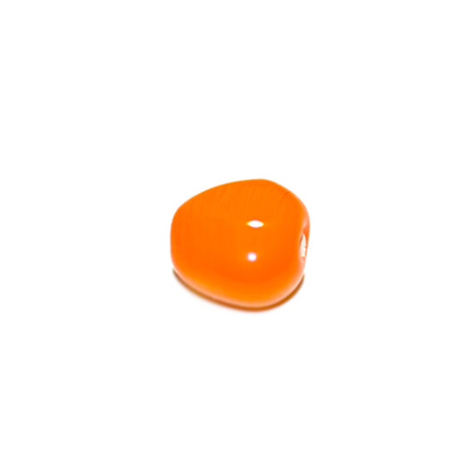 Orange glass bead