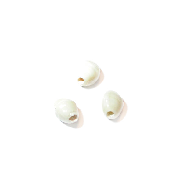 Beige small glass bead