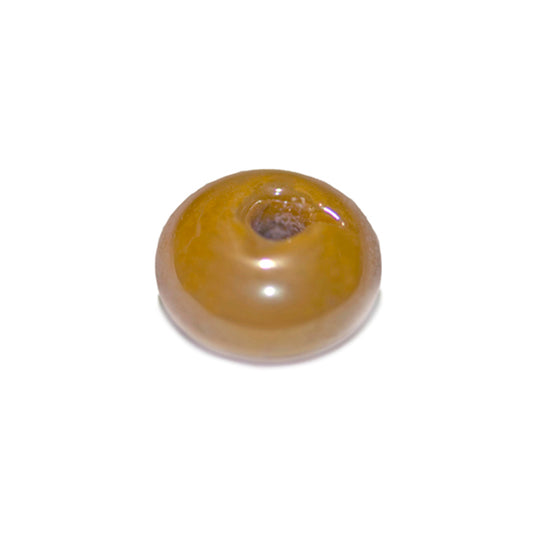 Beige glassbead, big hole (5 mm)