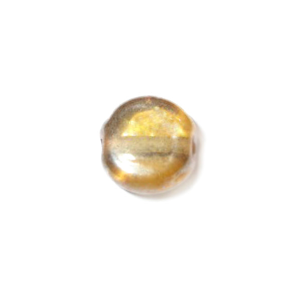 Frosted, cilinderform glass bead, with a little bigger wire hole of 4 mm