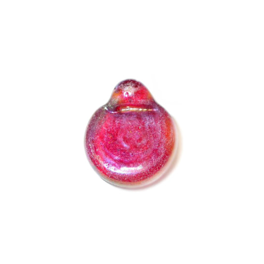 Pink,  glass bead pendant