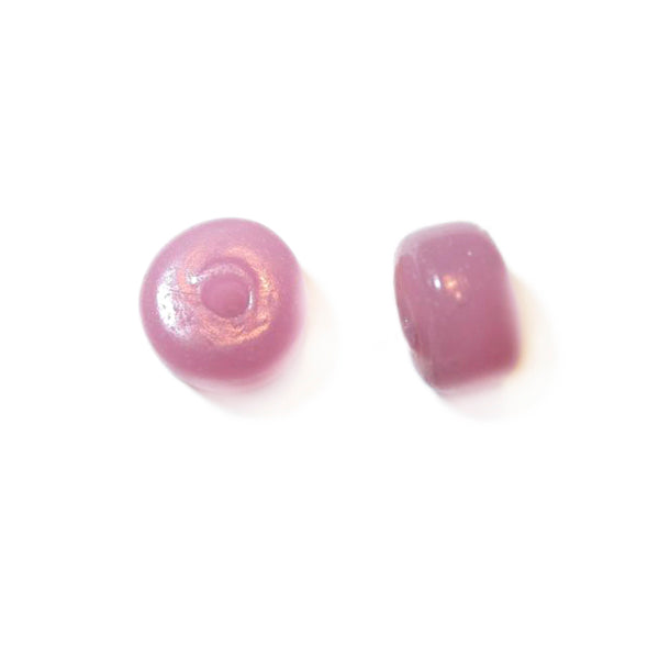 Pink glass bead